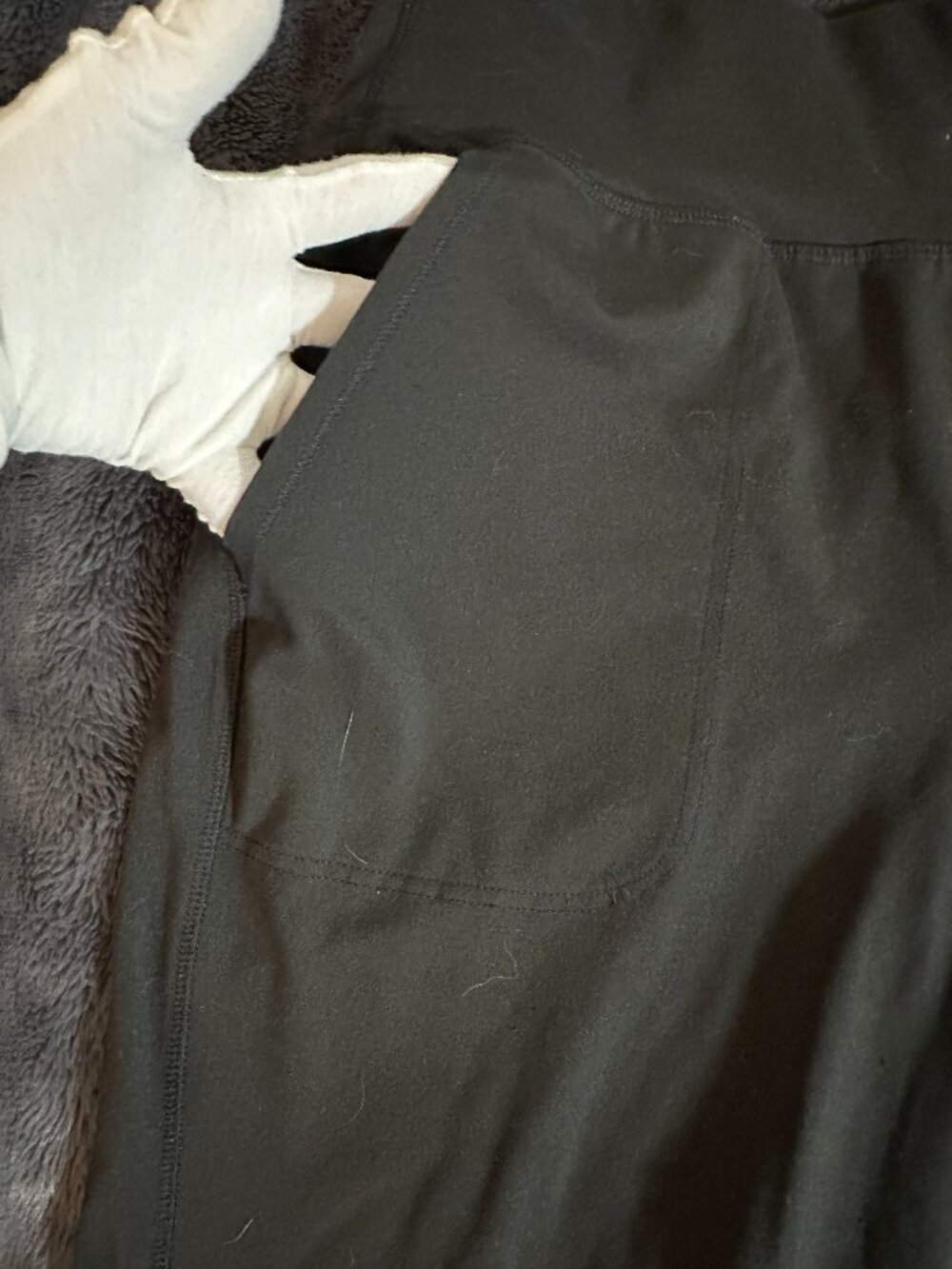 DSG XL Black High Rise Athletic Joggers Pockets Athleisure Yoga Pants Workout - Picture 5 of 9